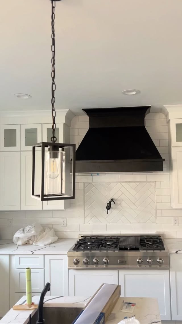 Finished kitchen remodel near completion